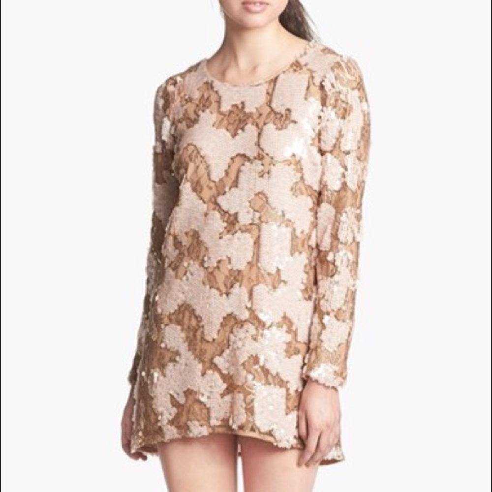 Dress the Population Cassandra Sequin Shift Dress